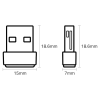 3-374 TP-Link Archer T2U Nano AC600 Wireless USB Adapter