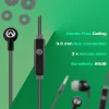Amplify Vibe Series Earphones with Mic - Black and Grey