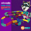 Edu-Matic Mini-Mag Magnetic Tile Tracks with 2 Cars and 93 Pieces