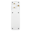 Ellies 3-Way Schuko Adaptor with Type-C + USB - White