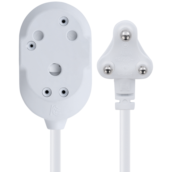 Ellies Back-to-Back Heavy-Duty Extension Lead - 3m