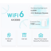 TP-Link Deco X50 (2-Pack) AX3000 Whole Home Mesh Wi-Fi 6 System