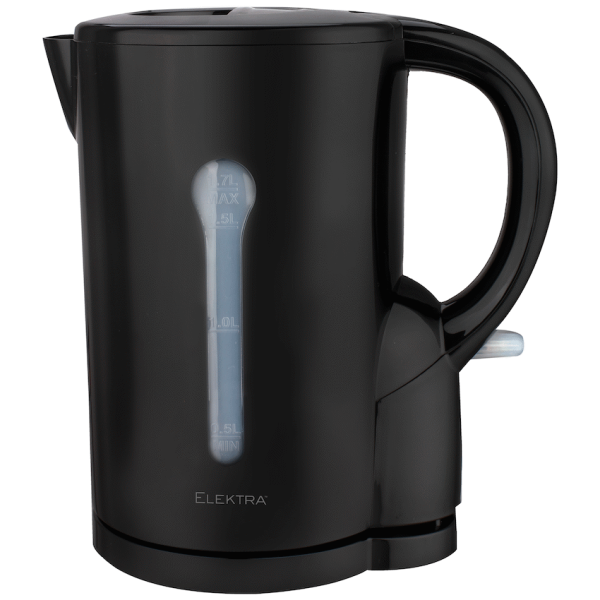 4-212 Elektra 1.7l Plastic Cordless Kettle - Black