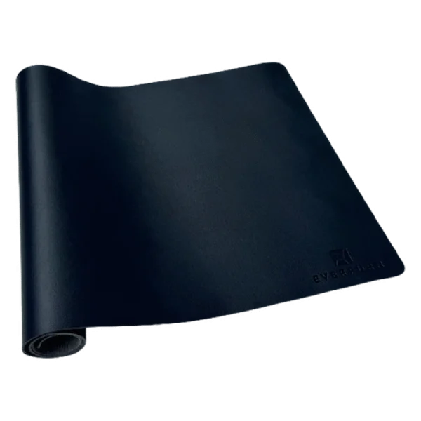 Everfurn Prime Faux Leather Desk Mat - Black
