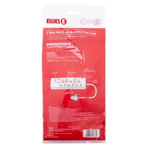 Ellies 6 Way Basic Multiplug