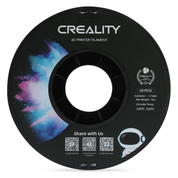 Creality PETG Filament Transparent Blue 1kg