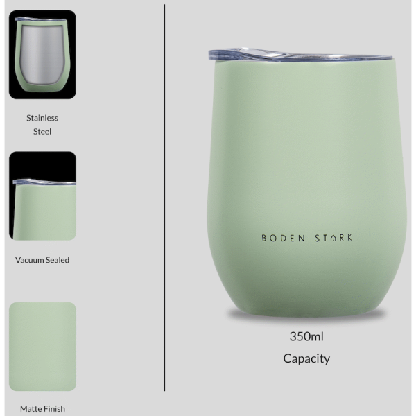 4-355 Boden Stark Tumbler 350ml Green