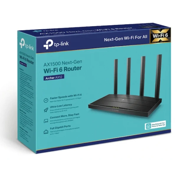 TP-Link Archer AX12 AX1500 Wi-Fi 6 Router