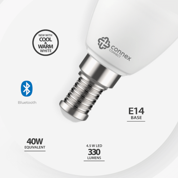 Smart WiFi Bulb 4.5W LED White Candle Bayonet