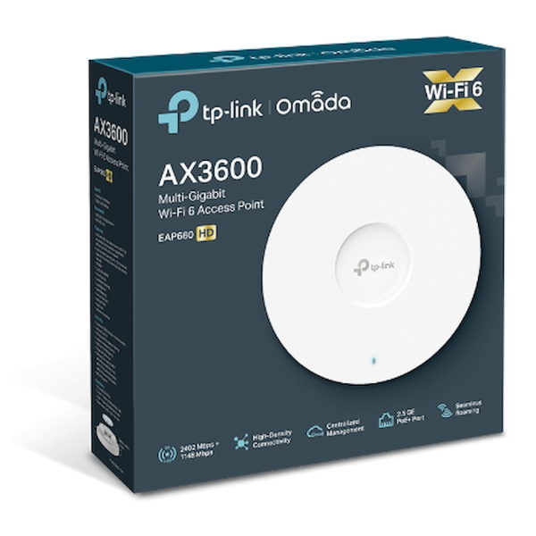 4-502 TP-Link EAP660 HD AX3600 Ceiling Mount Wi-Fi 6 Access Point