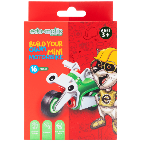4-516 Edu-matic Flexi Build Mini Kit - Motobike - 16 pcs