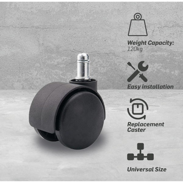 Everfurn Stealth Caster Wheel - 5 Pack