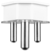 Ellies 16a Screw-on Plug Top - White