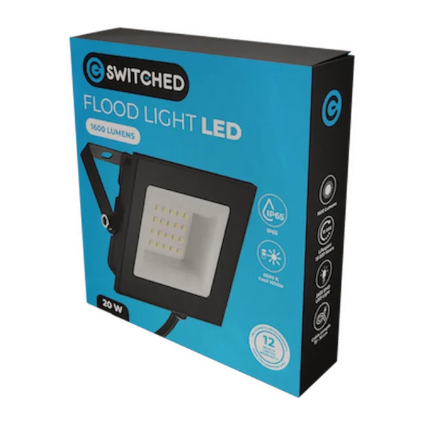 4-69 Switched 20w LED Flood Light