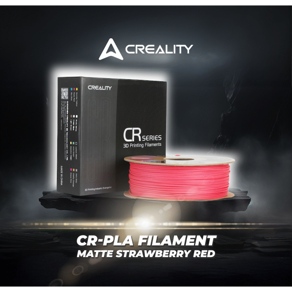 Creality CR-PLA Filament - Matte - Strawberry Red (1kg)
