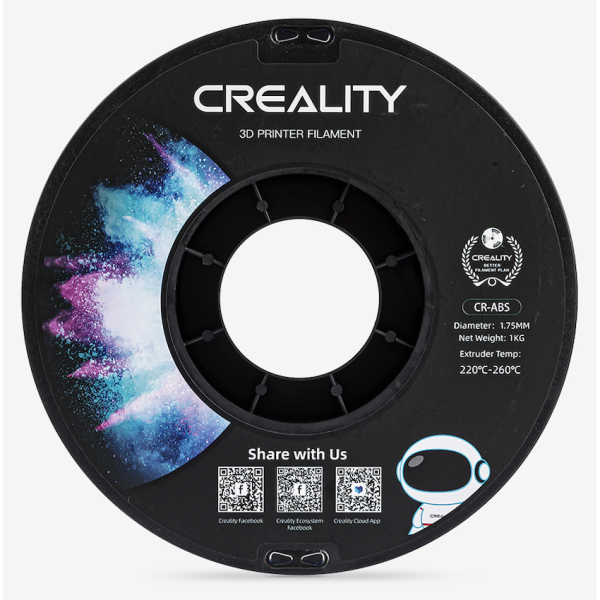 4-812 Creality ABS Filament - Black 1kg