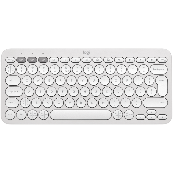 4-880 Logitech(R) Pebble Keys 2 K380s - Tonal White