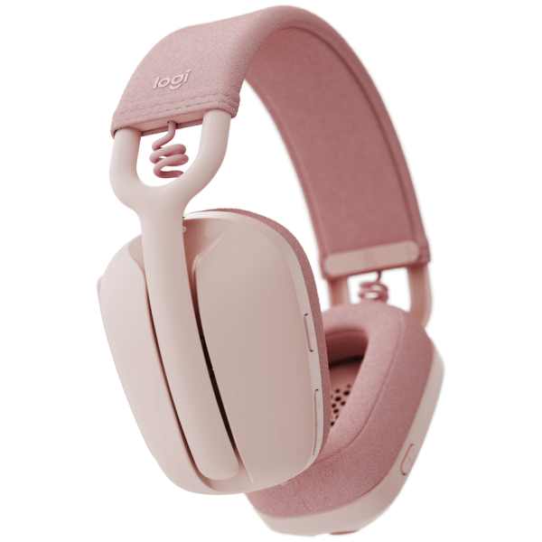 Logitech(R) Zone Vibe 100 Wireless Headphones - Rose