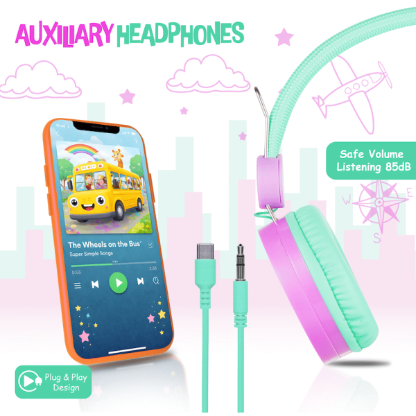 Amplify Kids Adventure Auxiliary Headphones