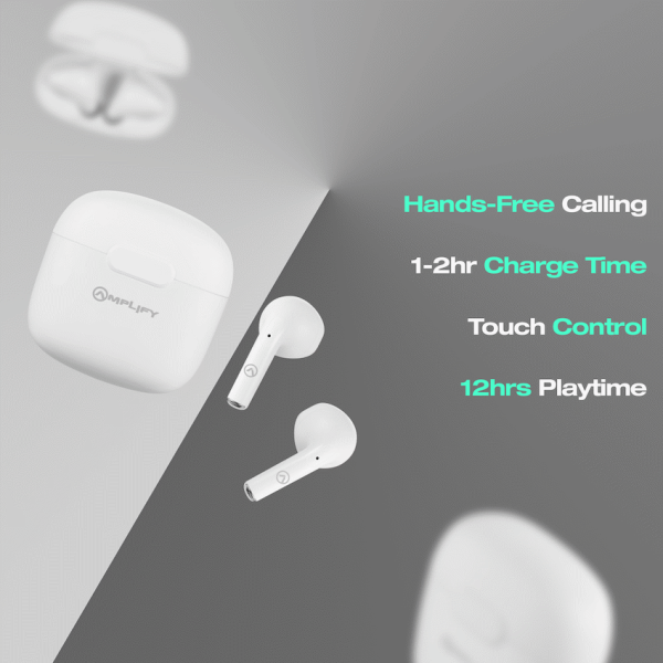 4-918 Amplify Note 3.0 Series TWS Earphones - White