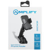 4-962 Amplify Anchor Series Extendable Car Dash Mount Phone Holder - Black