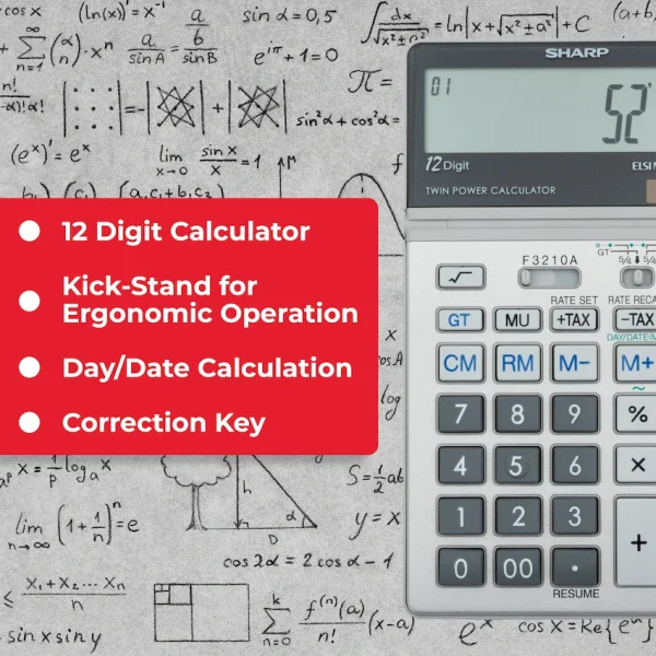 5-115 Sharp EL387V Multi-Function Calculator