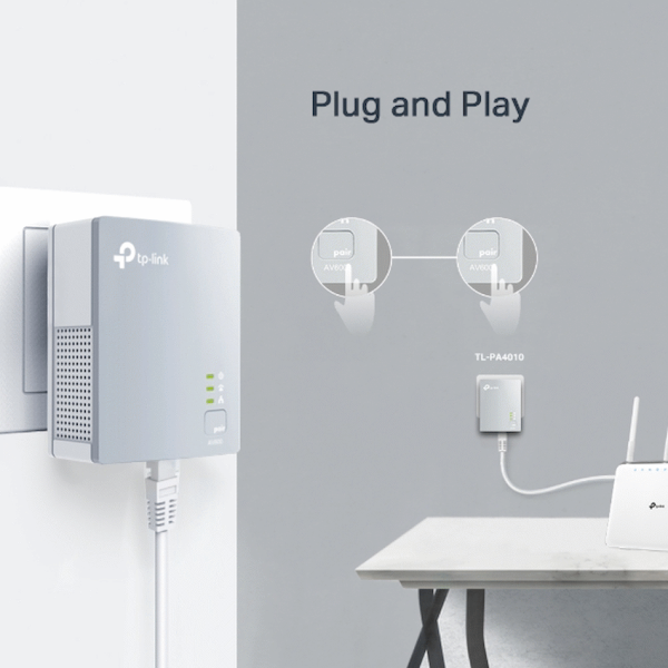 TP-Link PA4010-KIT AV500 Powerline Wi-Fi Kit