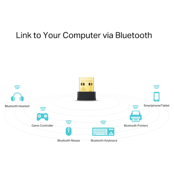 5-234 TP-Link Archer T2UB Nano AC600 Nano Bluetooth Wireless USB Adapter