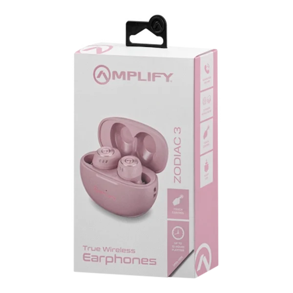 Amplify Zodiac 3 True Wireless Earphones - Pink