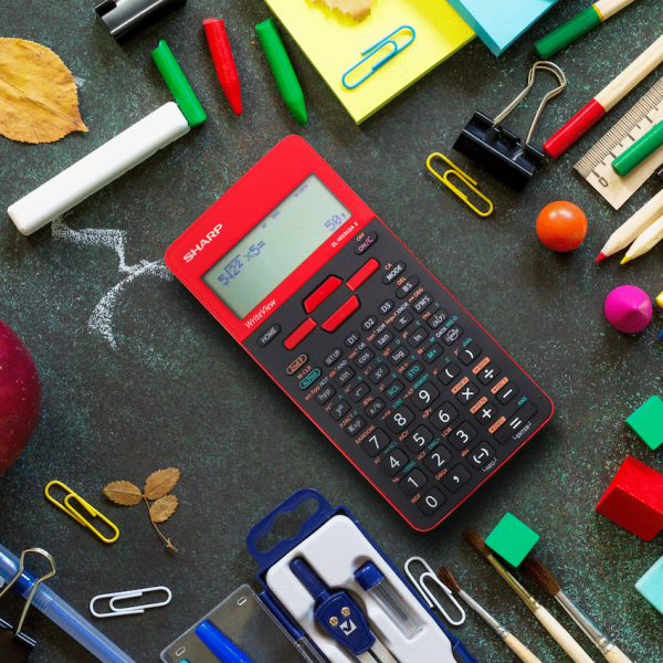 Sharp EL-W535SAII Red Scientific Calculator