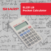 5-434 Sharp EL231 LB Pocket Calculator