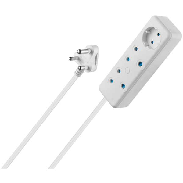 Ellies 3 Way Multiplug -0.5M