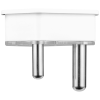 Ellies 16a Screw-on Plug Top - White