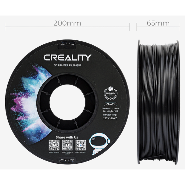 5-664 Creality ABS Filament - Black 1kg
