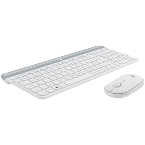 Logitech MK470 Slim Wireless Keyboard and Mouse Combo - Off White