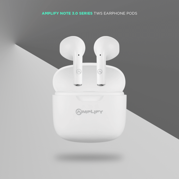 5-733 Amplify Note 3.0 Series TWS Earphones - White