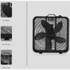 Boden Stark 50cm Box Fan - Black