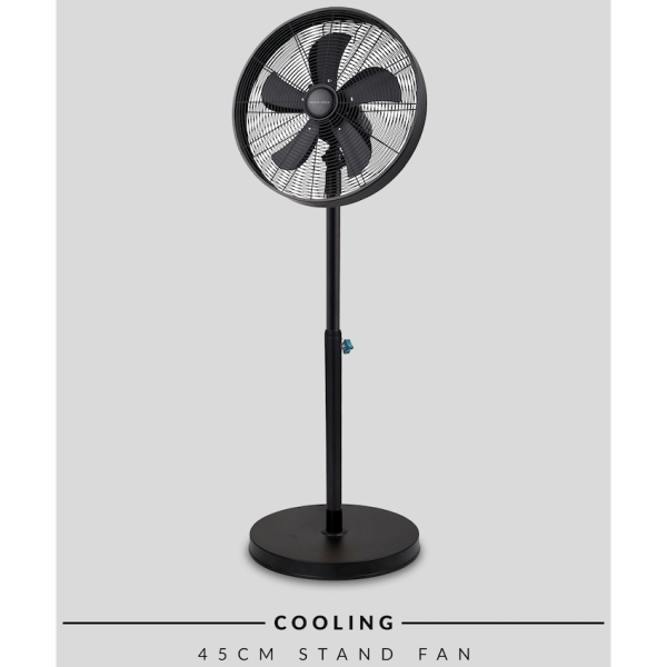Boden Stark 45cm Stand Fan - Black