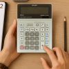 Sharp El2128V Semi-Desk Calculator