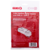 6-418 Ellies 3 Way Surge Adaptor with Type C + USB - WT