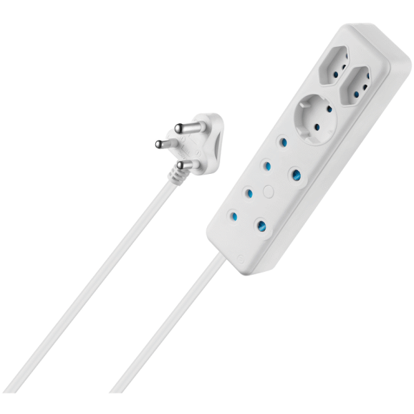 Ellies 5-Way Multiplug - 0.5m