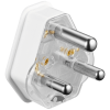 Ellies 16a Screw-on Plug Top - White