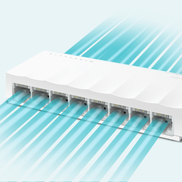 6-490 TP-Link LS1008 8-Port 10/100Mbps Desktop Switch