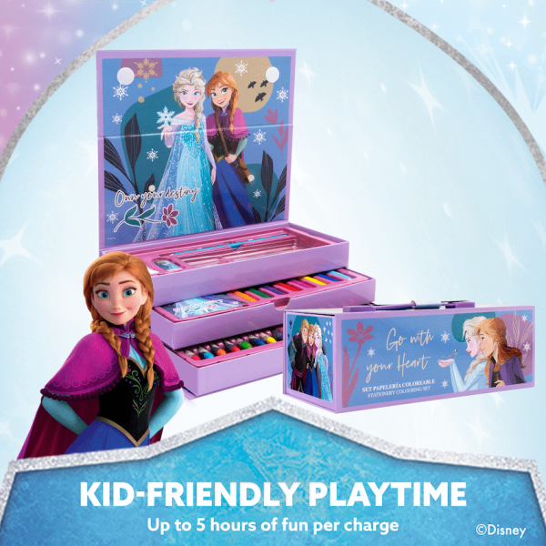 43 PC COLOURING STATIONERY SET - FROZEN
