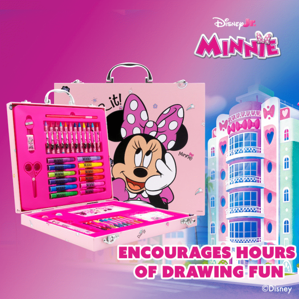 42-Piece Colouring Stationery Briefcase - Minnie Mouse