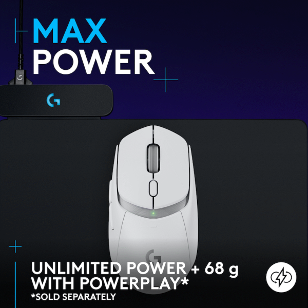 6-569 Logitech(R) G309 Lightspeed Wireless Mouse - White