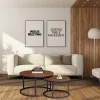 Everfurn Indus Nesting Coffee Table - Mahogany 2-Piece