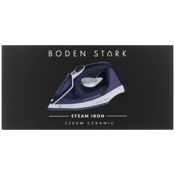 Boden Stark Ceramic Steam Iron - Purple