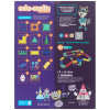 73 Magnetic Tiles, Windows, Stickers and Snowmen