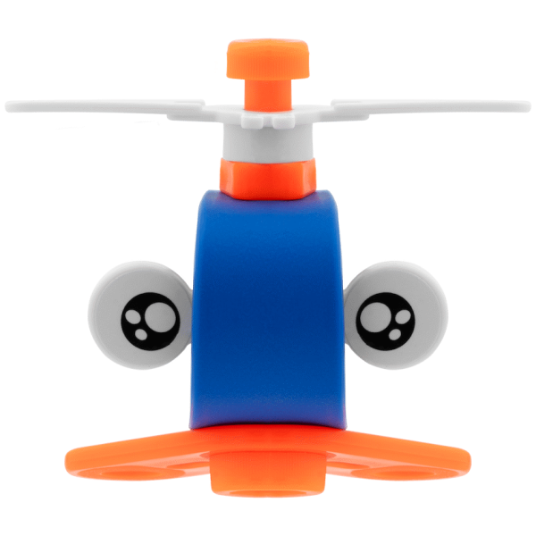 Edu-matic Flexi Build Mini Kit - Helicopter - 14 pcs